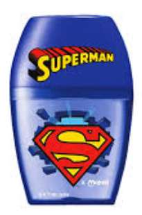 Pencil Sharpener Shaker 1 Trou Superman Blister Maped 034034